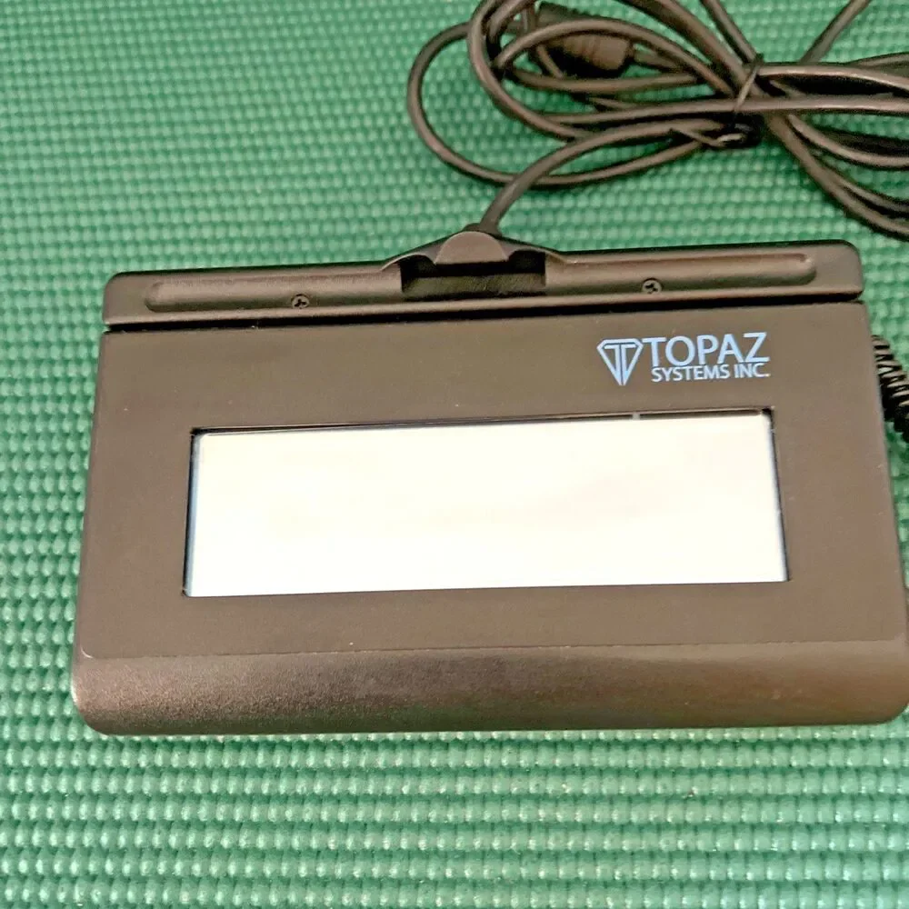 Topaz Systems LBK460 SignatureGem Signature Pad in Black (T-LBK460-HSB-R) Tested